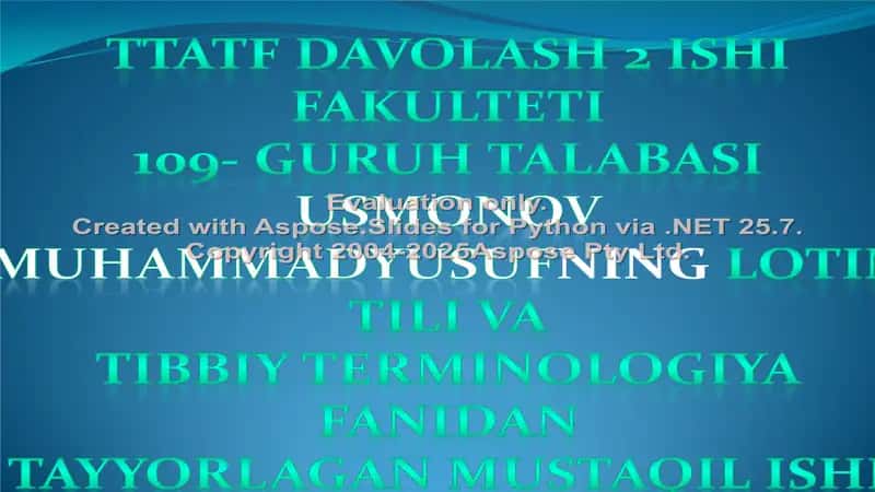 OLMOSH NIMA? 1