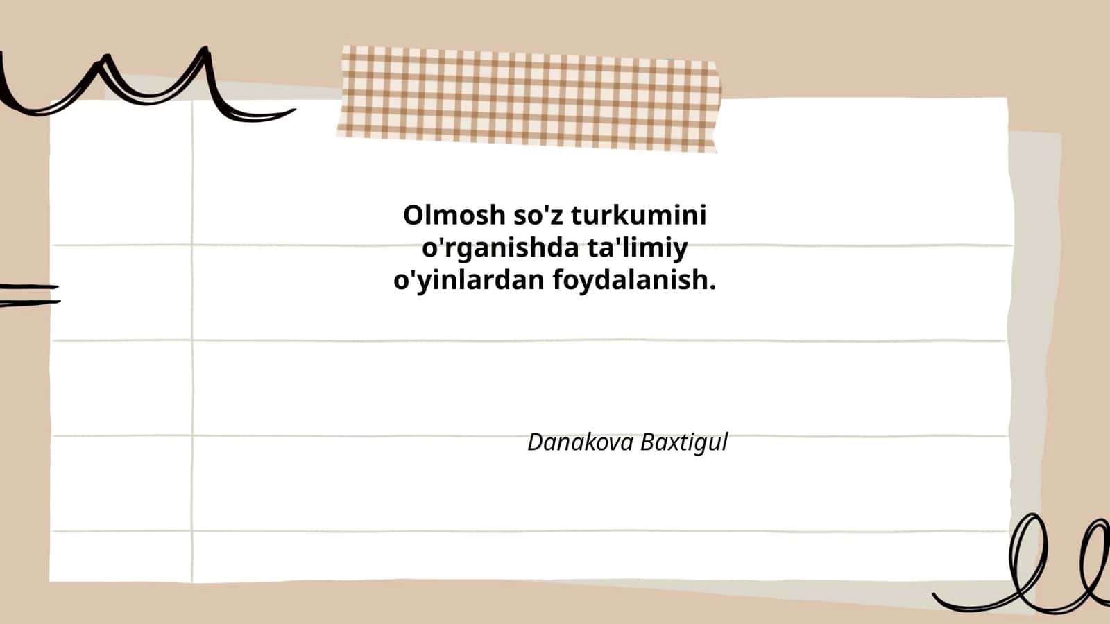 Olmosh so'z turkumini o'rganishda ta'limiy o'yinlardan foydalanish 1