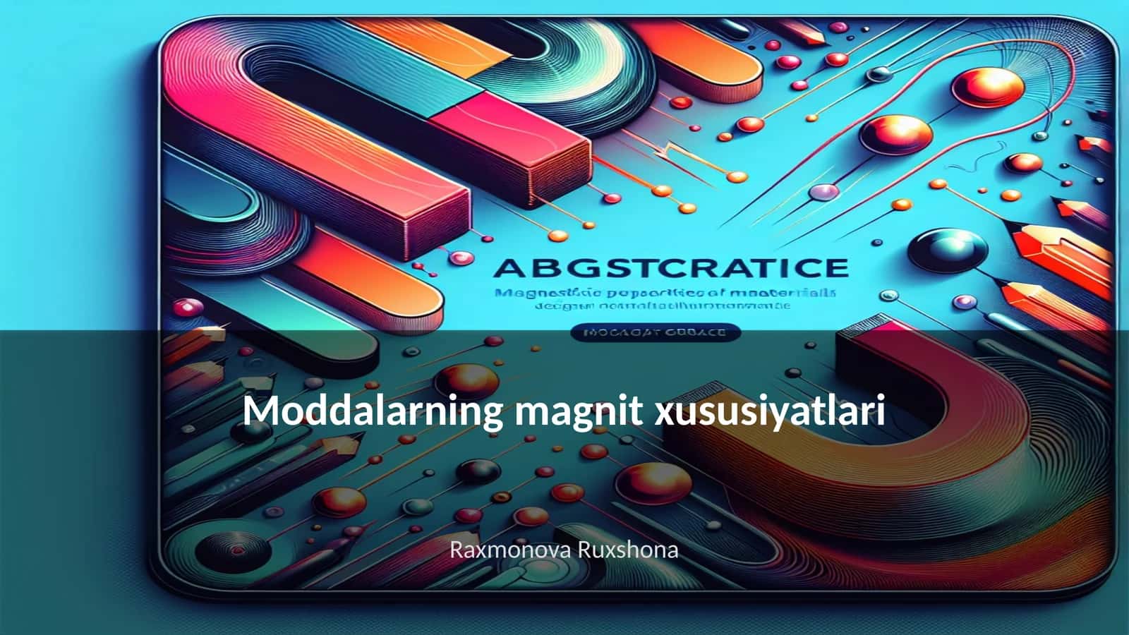 Magnit moddalarning magnit xususiyatlari 1