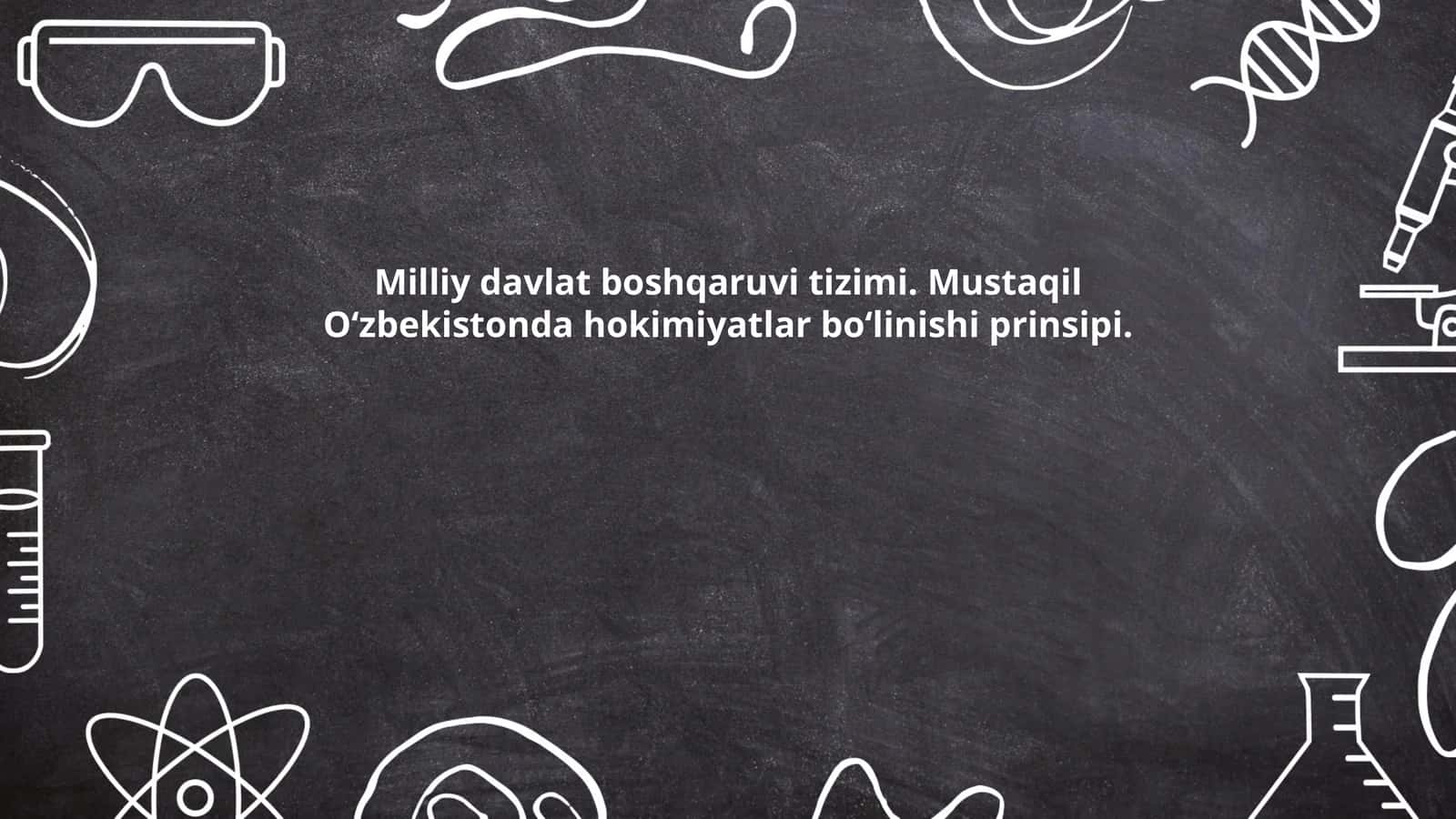 Milliy davlat boshqaruvi tizimi 1