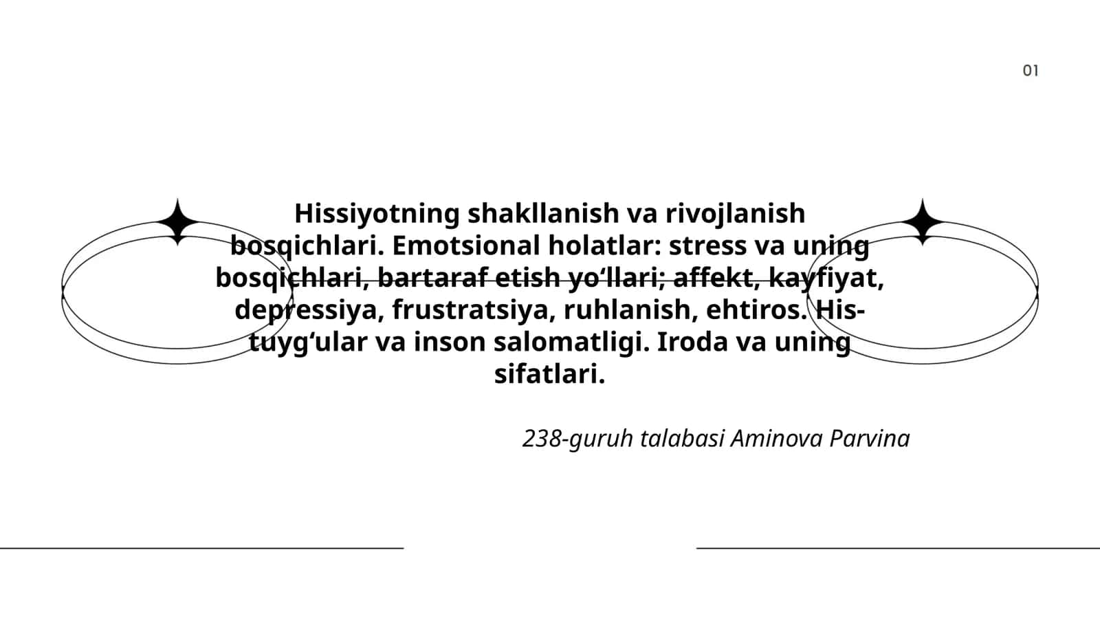 Emotsional holatlar va ularning mazmuni 1