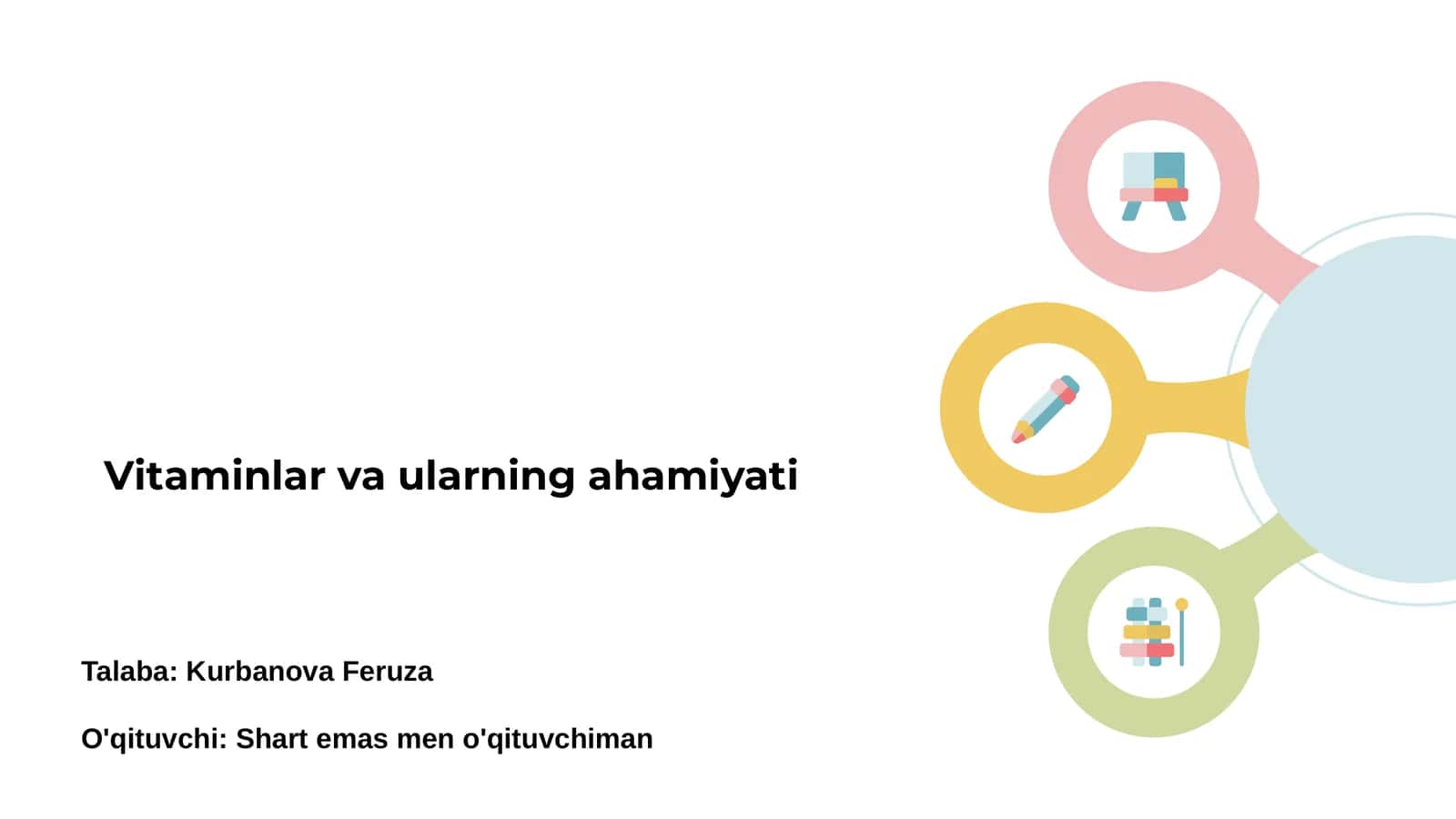 Vitaminlar va ularning ahamiyati 1