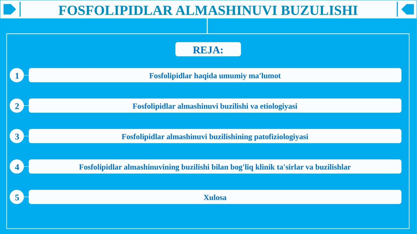 FOSFOLIPIDLAR ALMASHINUVI BUZULISHI 1