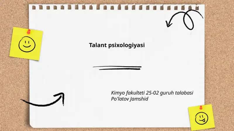 Talant psixologiyasi 1