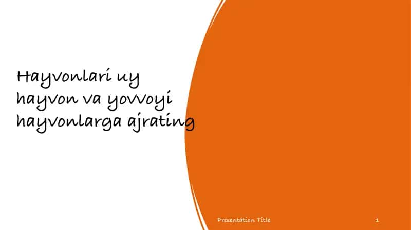 hayvonlar haqida metodlar 1