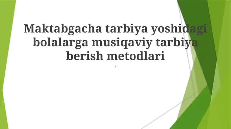 Little Melodies maktabgachasi 1