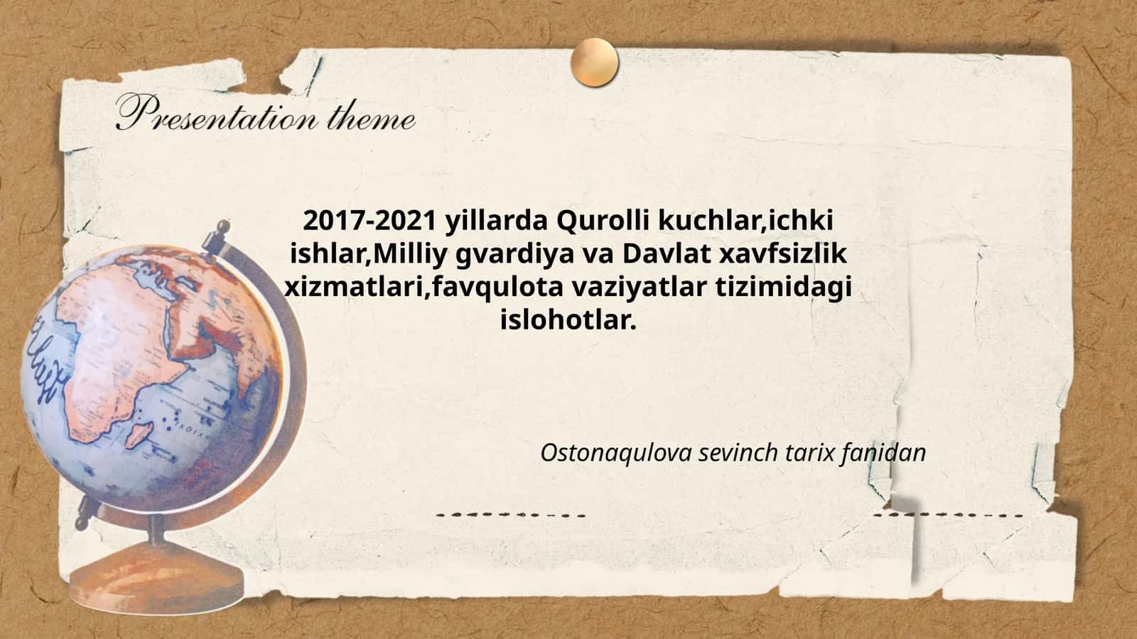 Ostonaqulova sevinch tarix fanidan 1