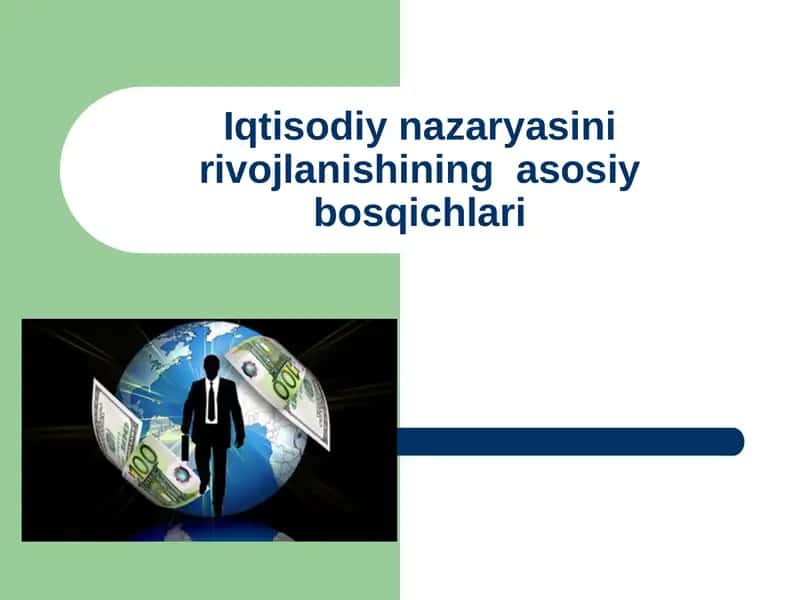 Iqtisodiy nazaryasi 1