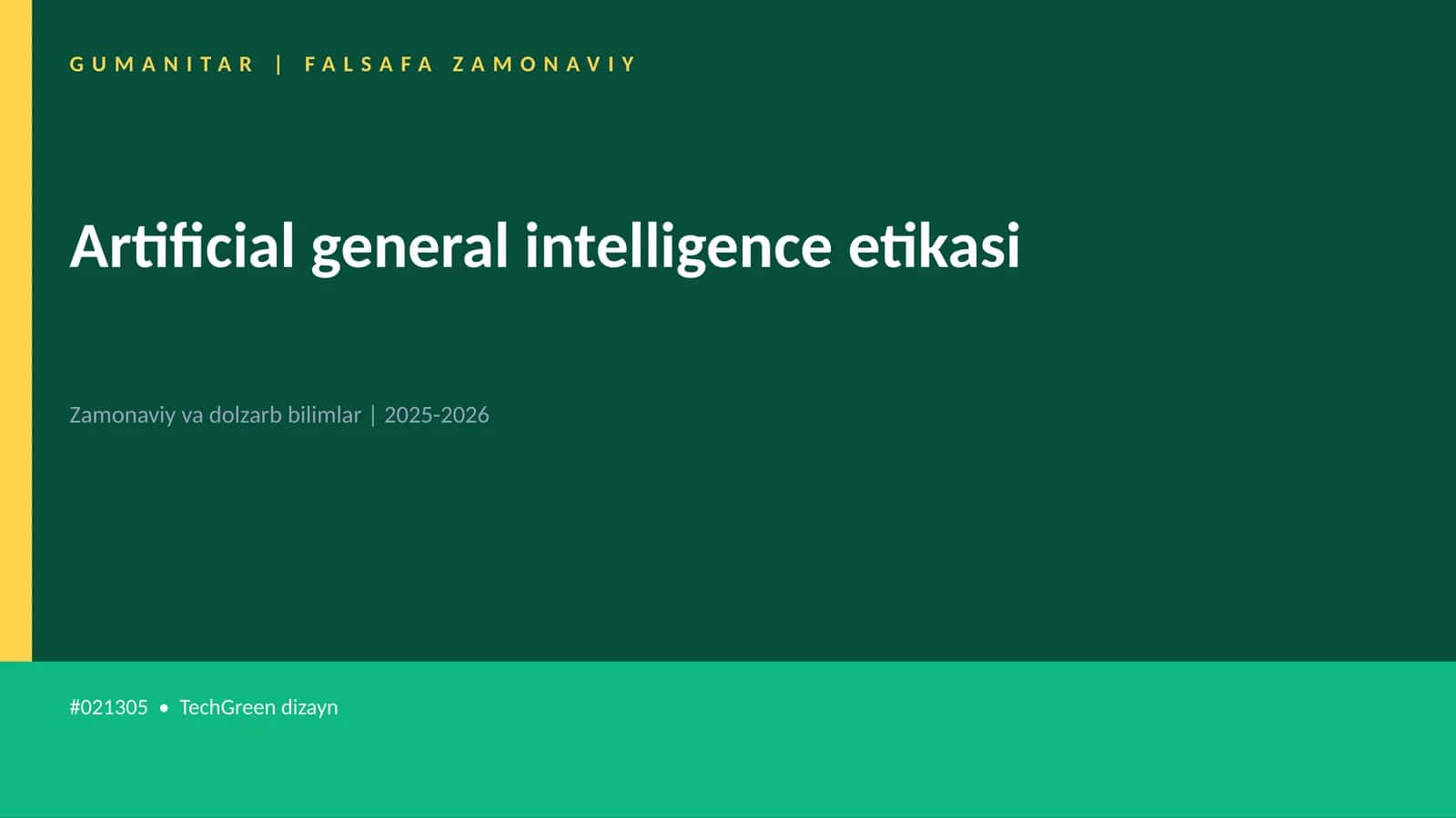 Artificial general intelligence etikasi 1