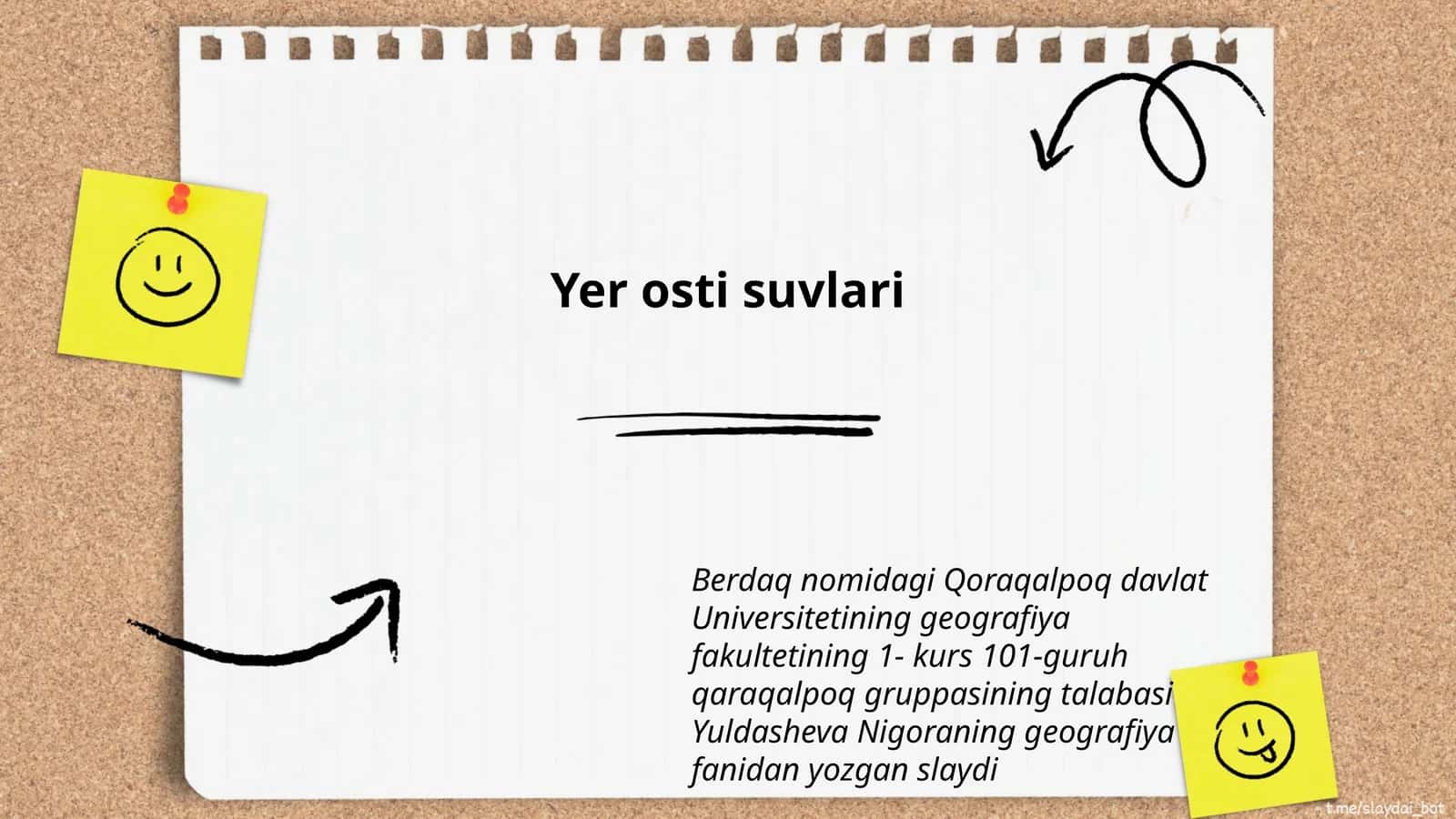 Yer osti suvlari 1