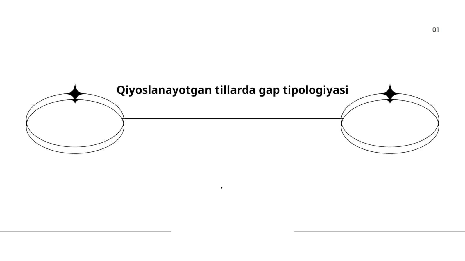 Qiyoslanayotgan tillarda gap tipologiyasi 1