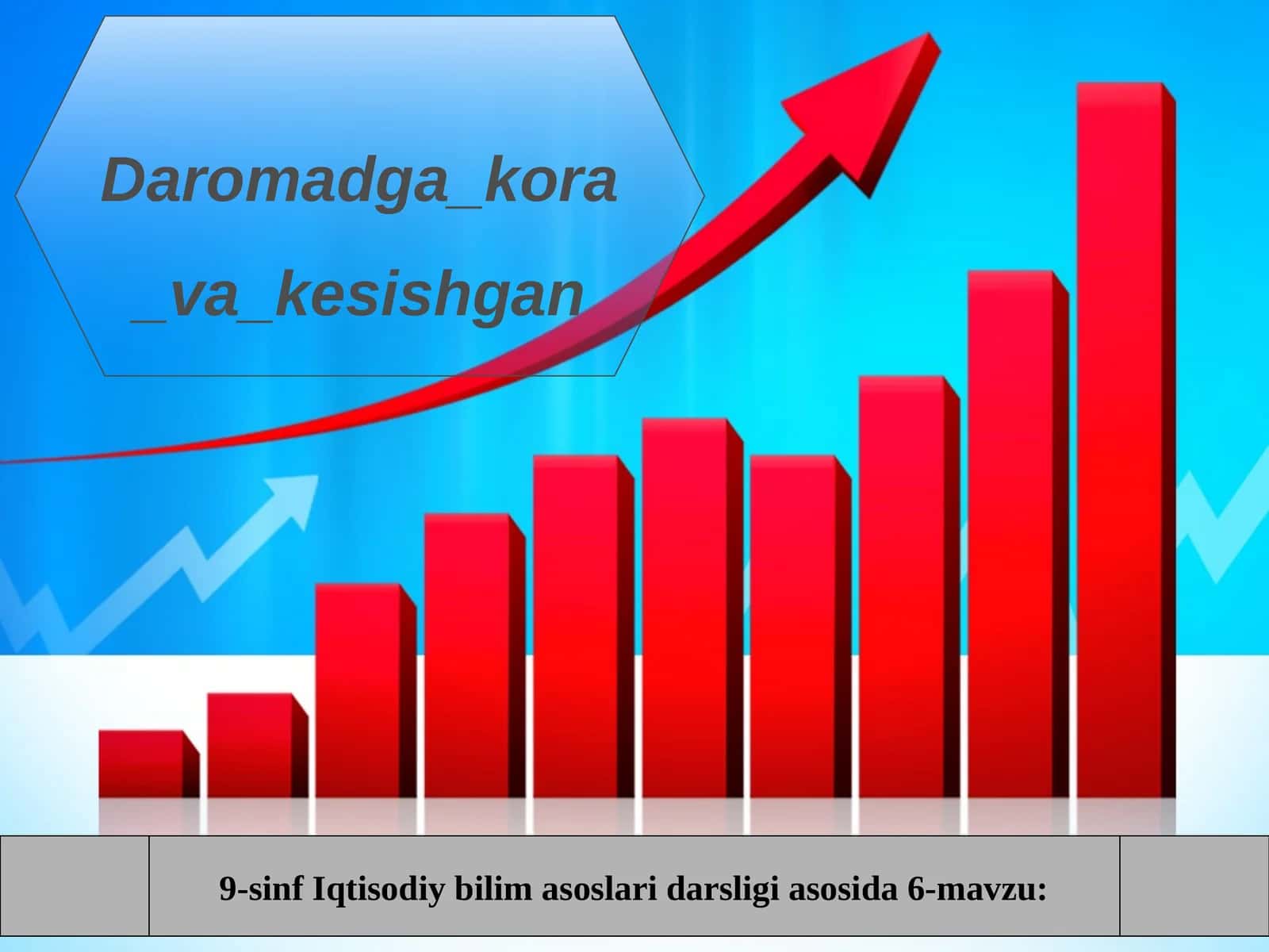 9-sinf Iqtisodiy bilim asoslari darsligi 1