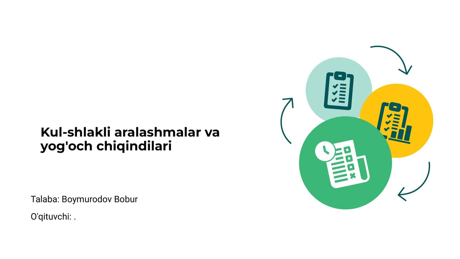 Kul-shlakli aralashmalar va yog'och chiqindilari 1