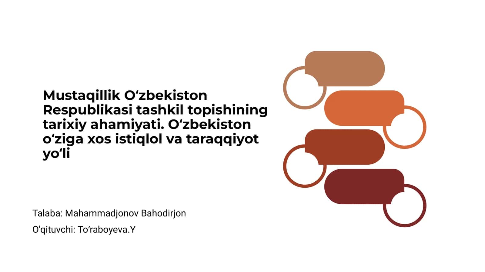 Mustaqillik O'zbekiston Respublikasi Tashkil Topishining Tarixiy Ahamiyati 1