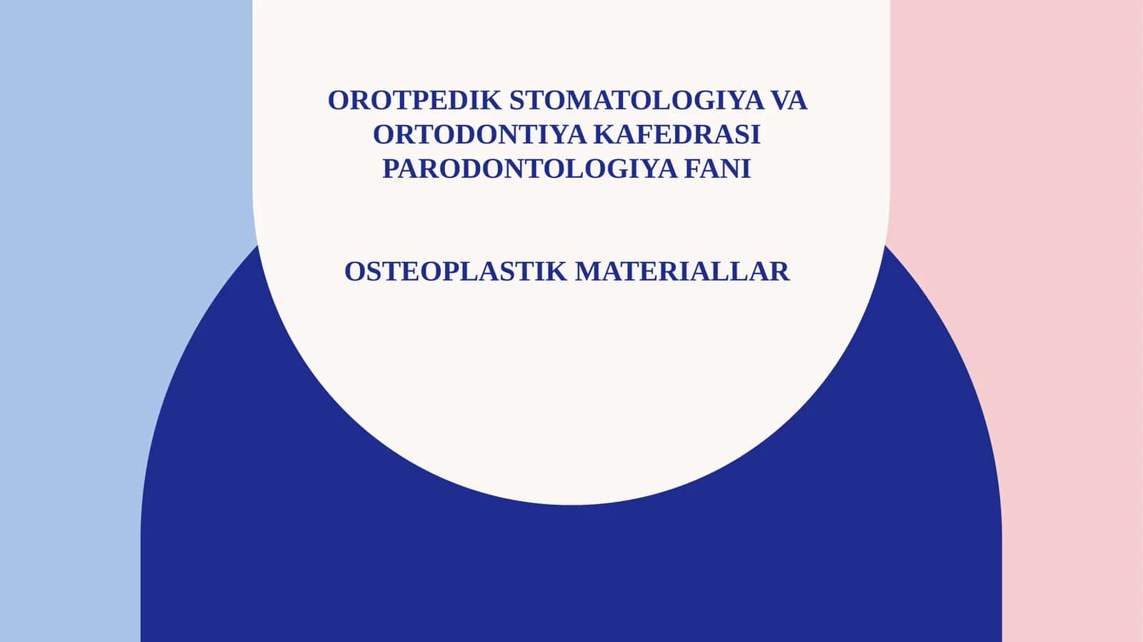 Osteoplastik materiallar 1