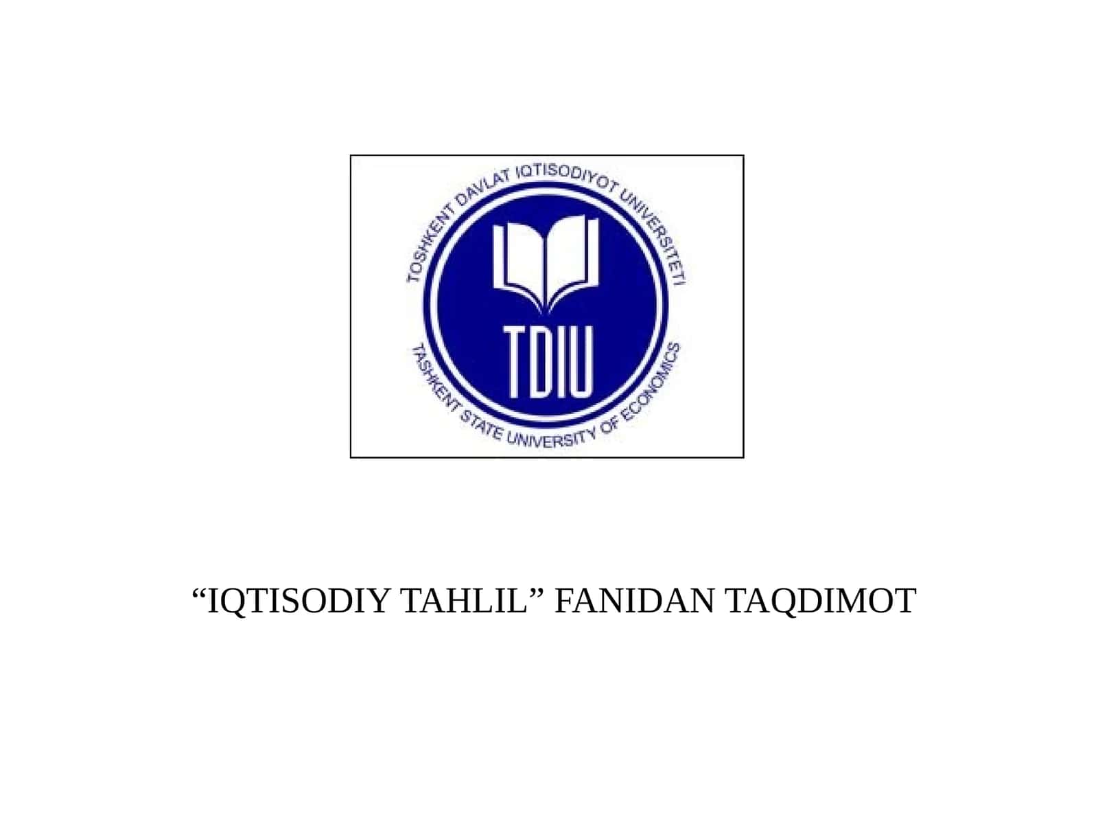 Debitorlik va kreditorlik qarzlari tahlili PPT 1