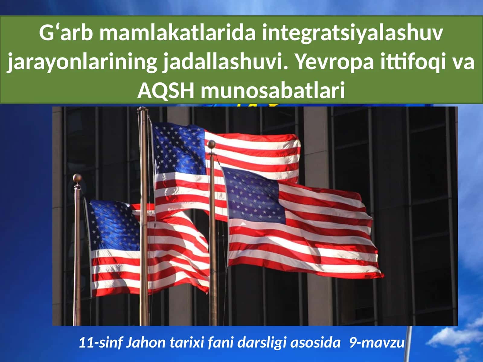 11-sinf Jahon tarixi fanidagi darslik 1