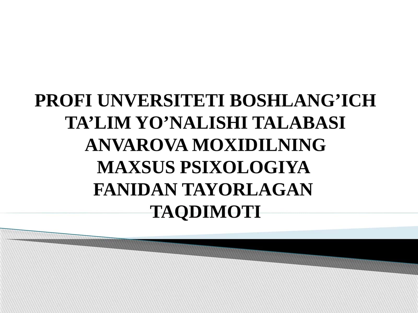 Nogiron bolalarning emotsional rivojlanishi 1