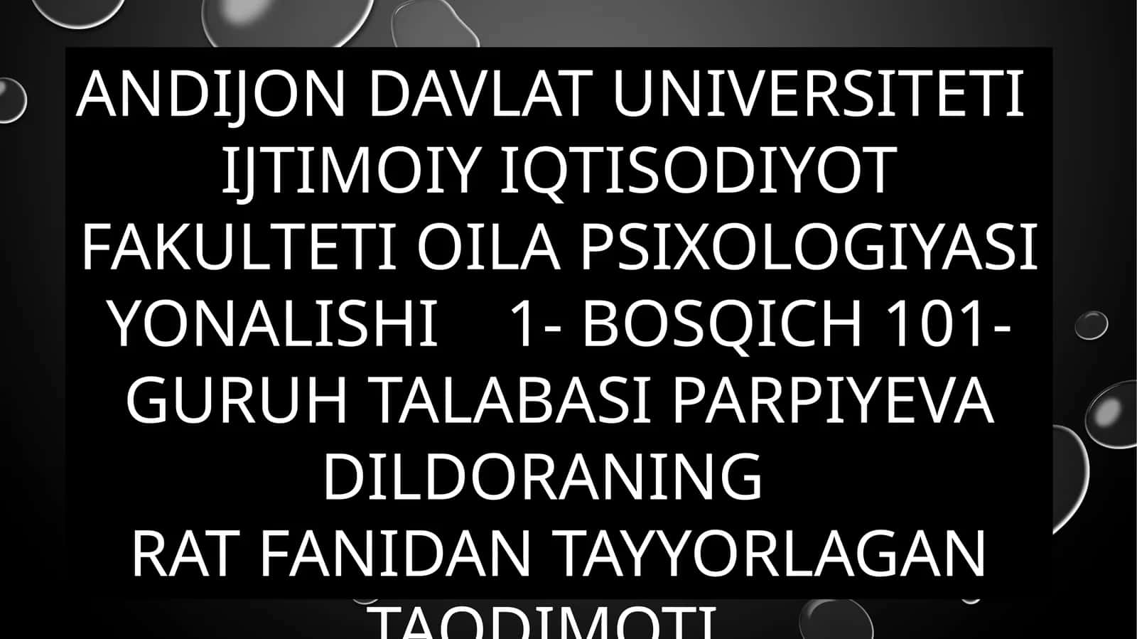 RAQAMLI AHBOROT TEXNOLOGIYALARI FANINING MAQSADI PREDMETI VA VAZIFALARI 1