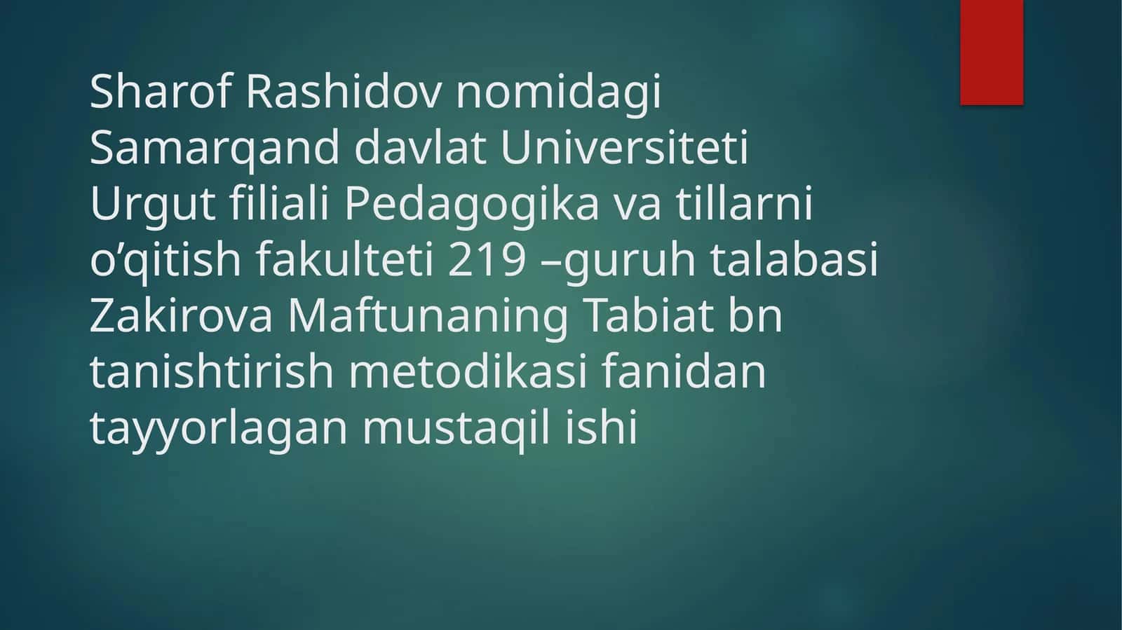 MTTda Qish manzara, qorning xususiyati haqida suhbat o'tkazish 1