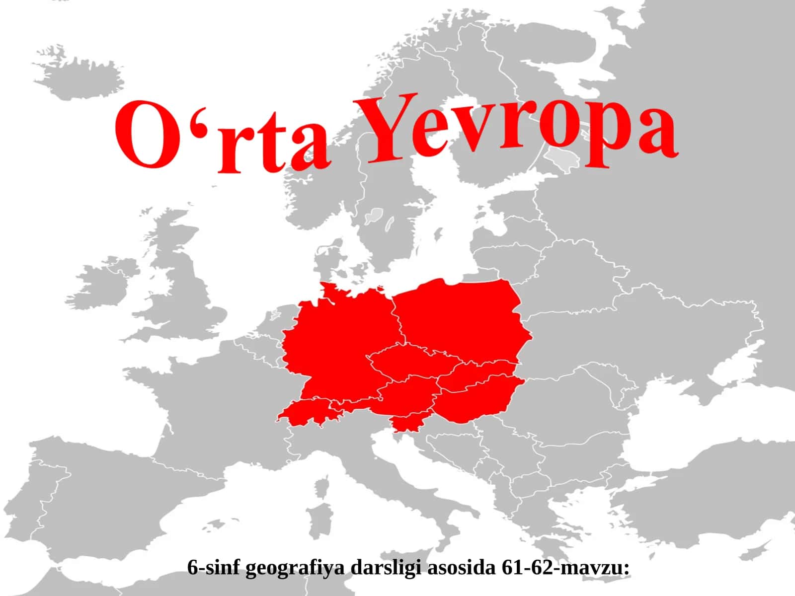 Yevrosiyo materigi tarixiy geologik rivojlanishi va tabiatining xilma-xilligi 1