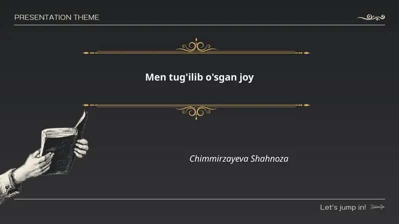 Men tug'ilib o'sgan joy 1