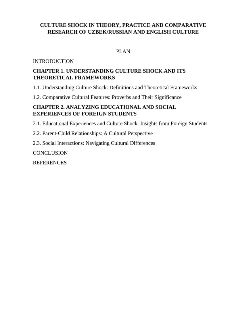Understanding Culture Shock 1