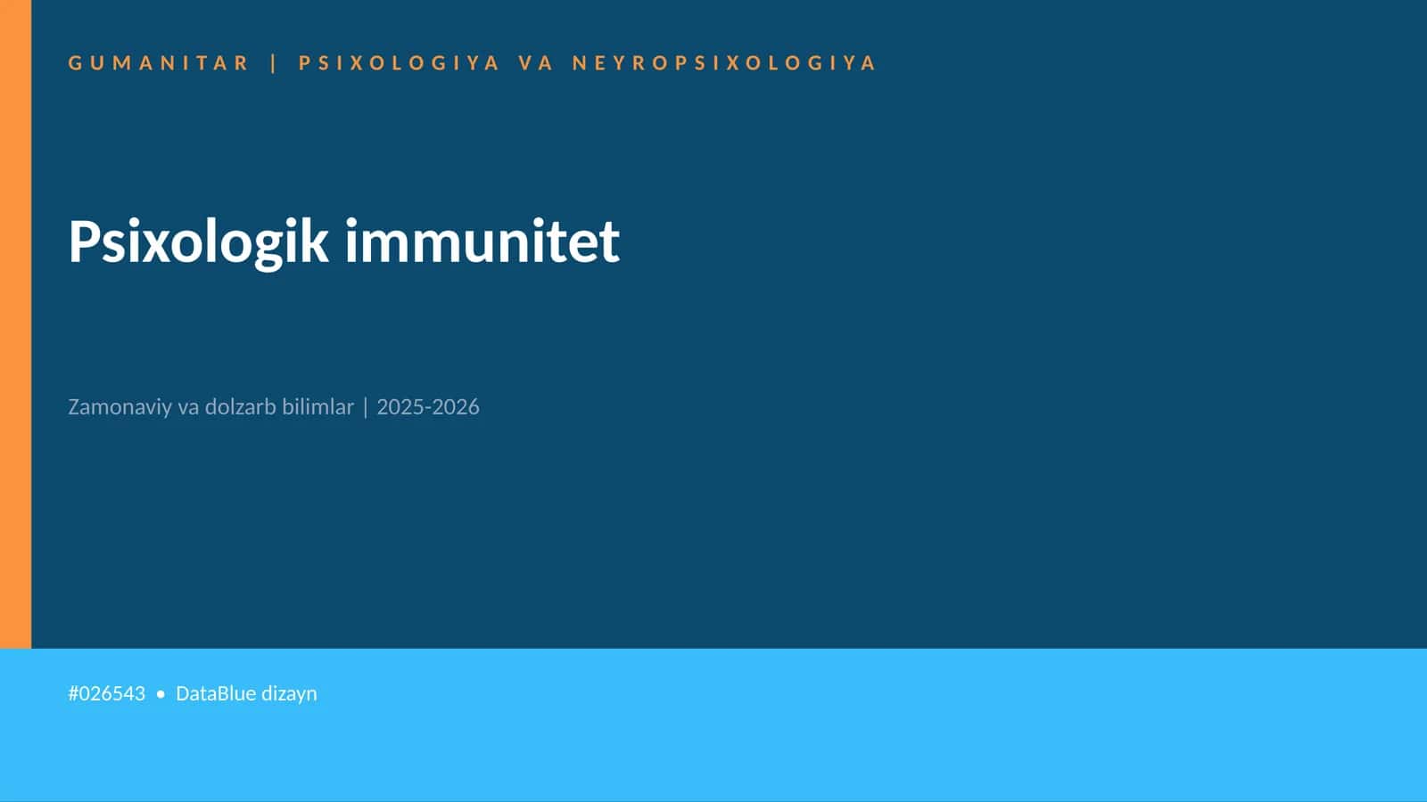Psixologik immunitet 1