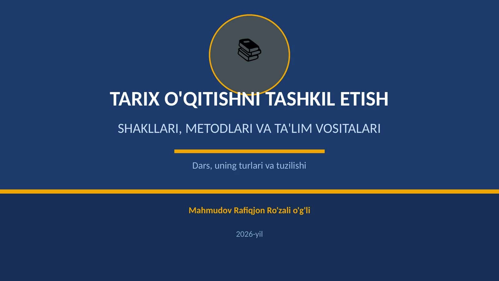 TARIX O'QITISHNI TASHKIL ETISH SHAKLLARI, METODLARI VA TA'LIM VOSITALARI 1