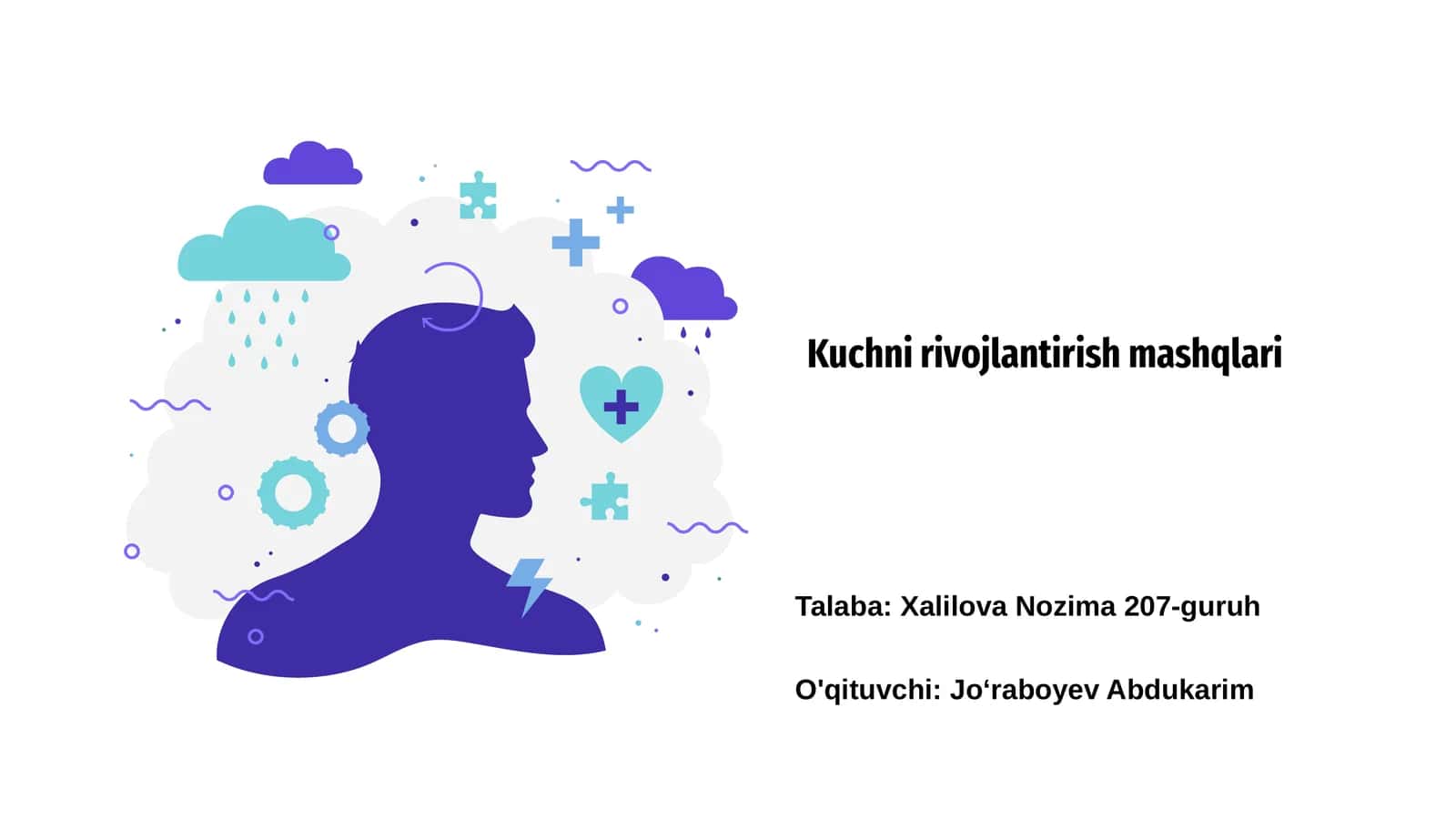 Kuchni rivojlantirish mashqlari 1