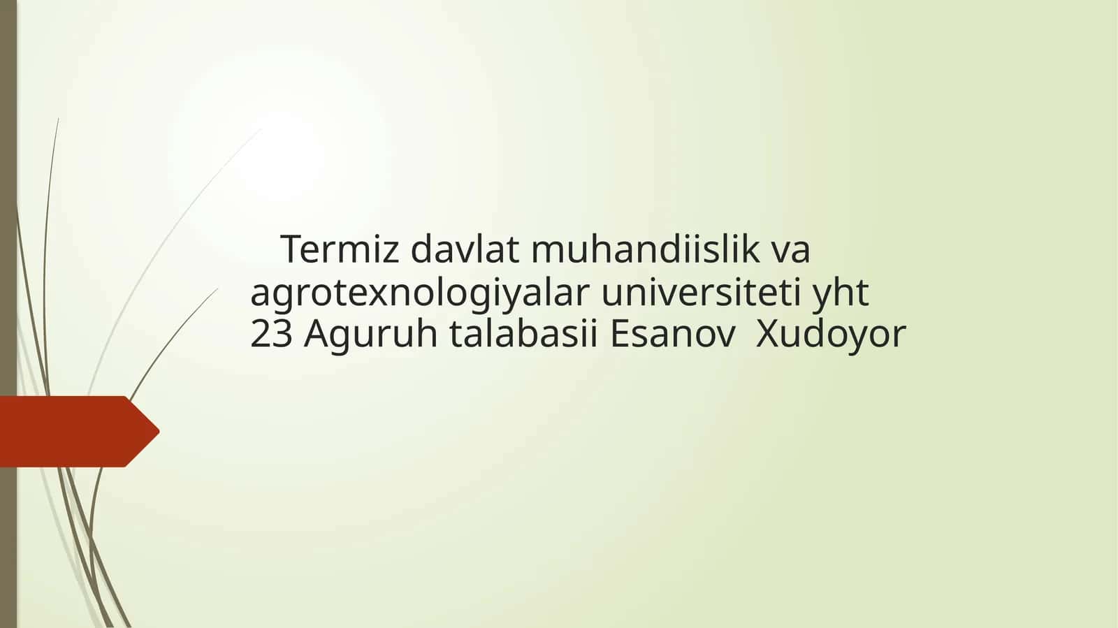 Yo‘l Poyi Qurilishi Da Sifat Nazorati ini Tashkiletish Masalalari Reja 1