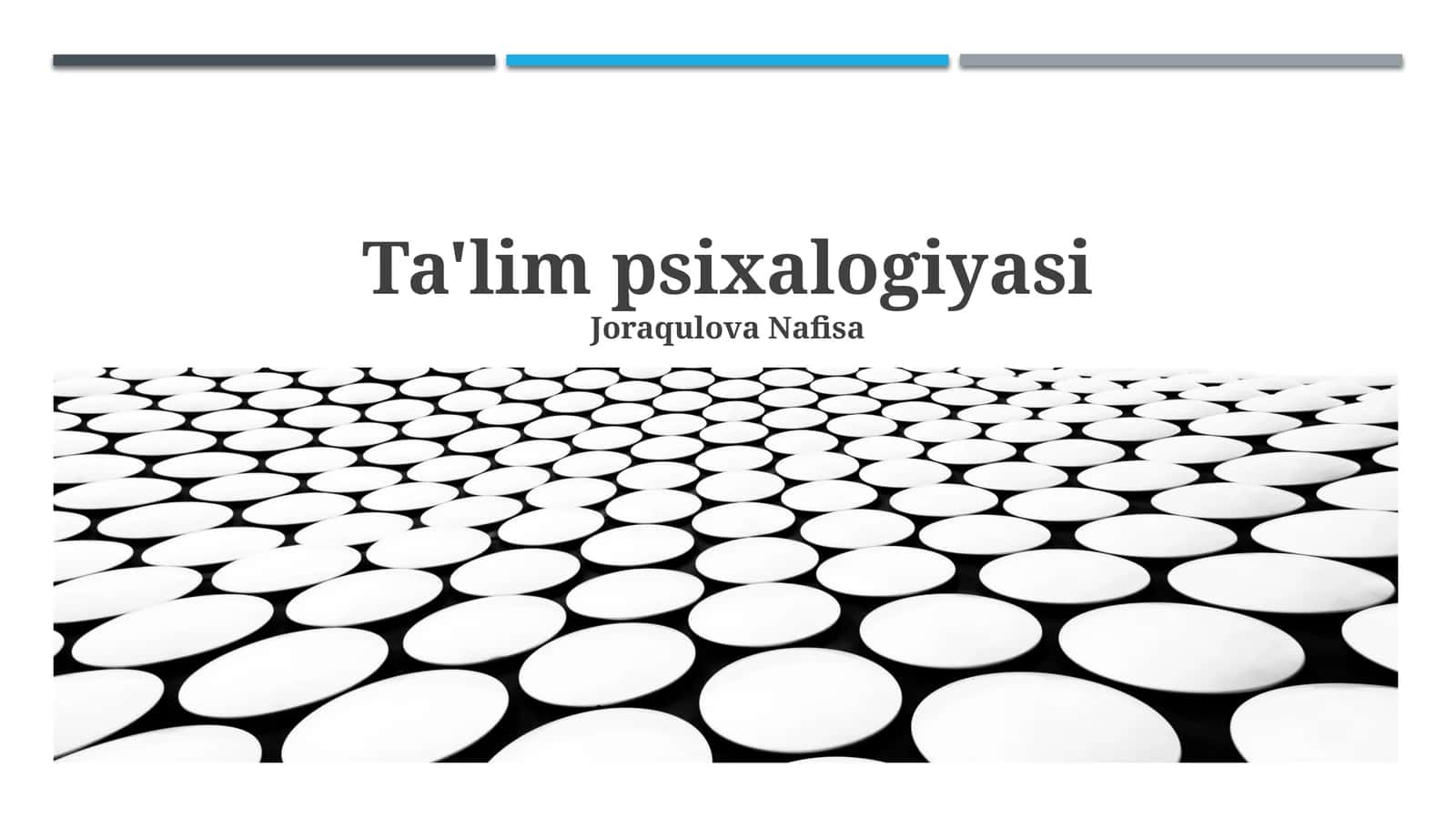 Pedagogik psixologiyada asoslar 1