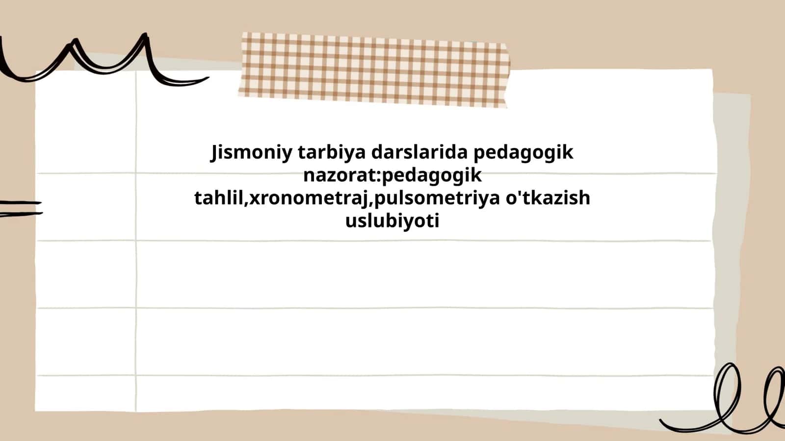 Jismoniy tarbiya darslarida pedagogik nazorat 1