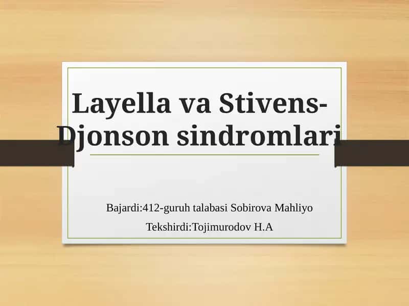 Layell sindromi 1