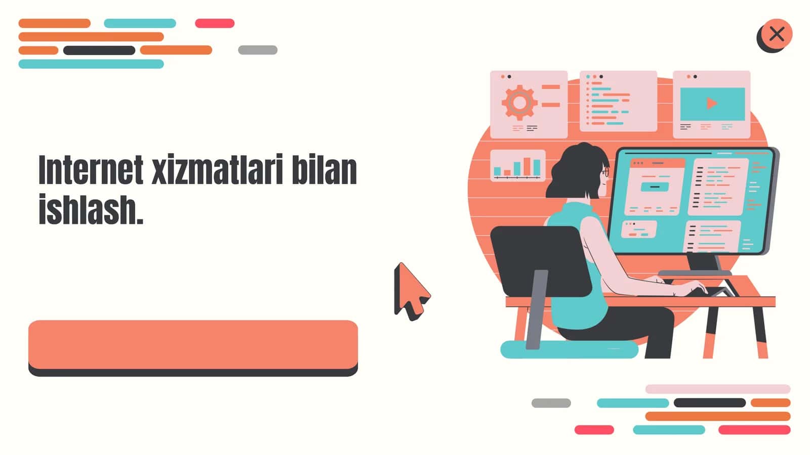 Internet xizmatlari bilan ishlash 1