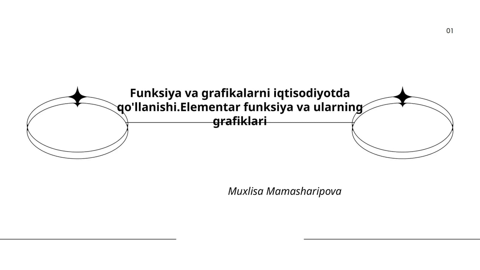 Funksiya va grafikalarni iqtisodiyotda qo'llanishi.Elementar funksiya va ularning grafiklari 1