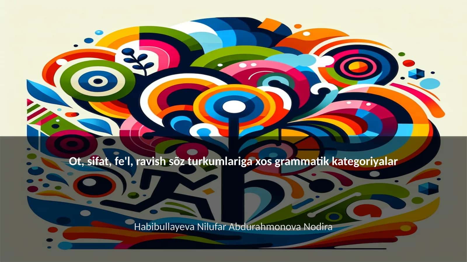 Ot, sifat, fe'l, ravish sõz turkumlariga xos grammatik kategoriyalar 1
