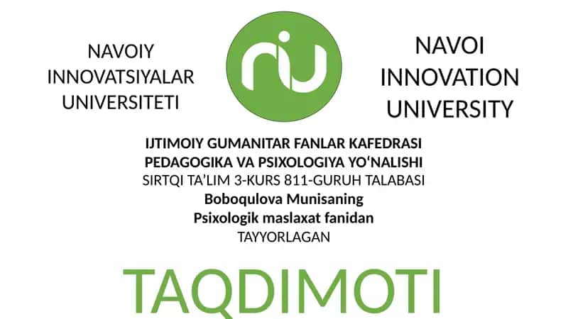 Gashtalk Maslahat Berish Ruhiy Salomatlikka Yangi Yondashuv 1