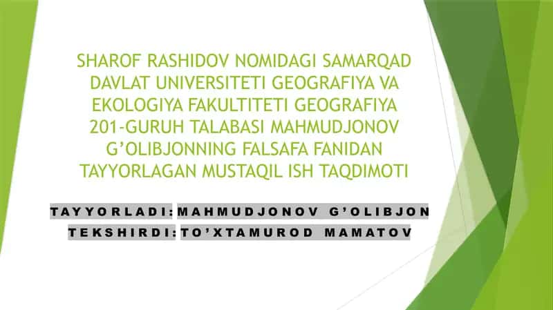 Abdurauf Fitratning “Rahbari najot” risolasidagi “Baxtsiz odamlarning ikki toifasi”ga oid qarashlari 1