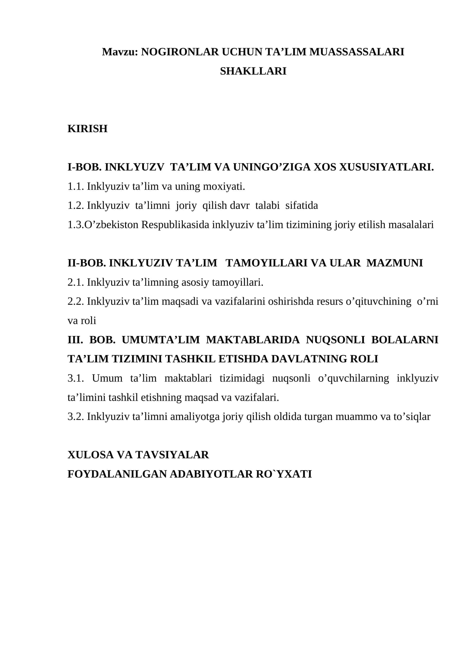 NOGIRONLAR UCHUN TA’LIM MUASSASSALARI SHAKLLARI 1