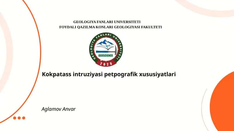 Ko‘kpatas intruziyasi 1