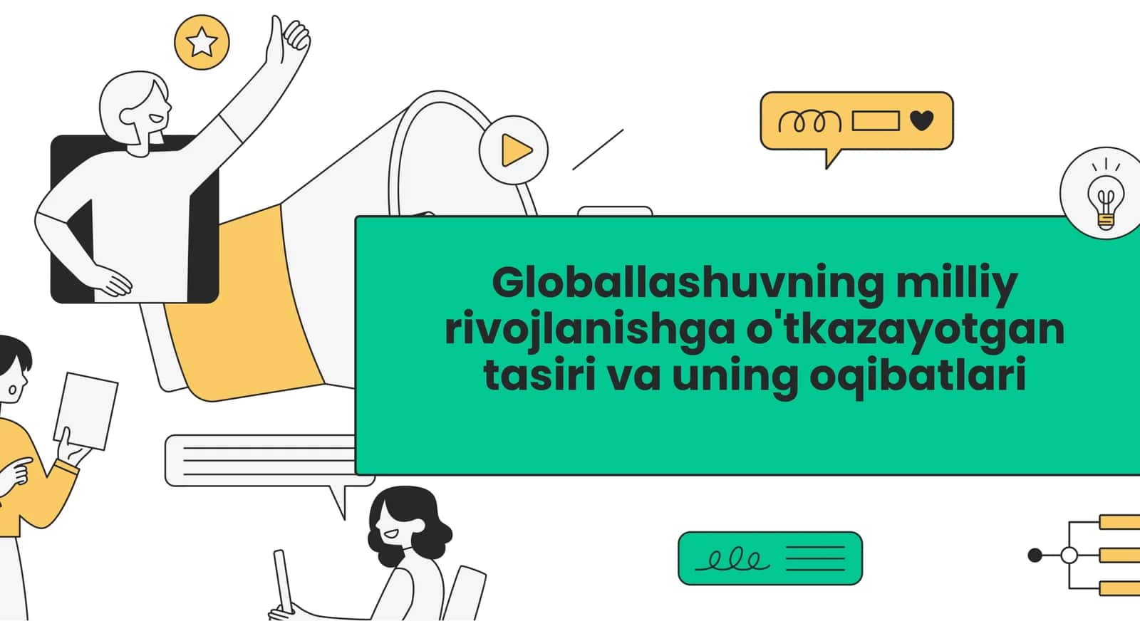 Globallashuvning milliy rivojlanishga o'tkazayotgan ta'siri va uning oqibatlari 1