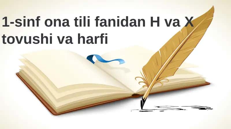 1-sinf ona tili fanidan H va X tovushi va harfi 1