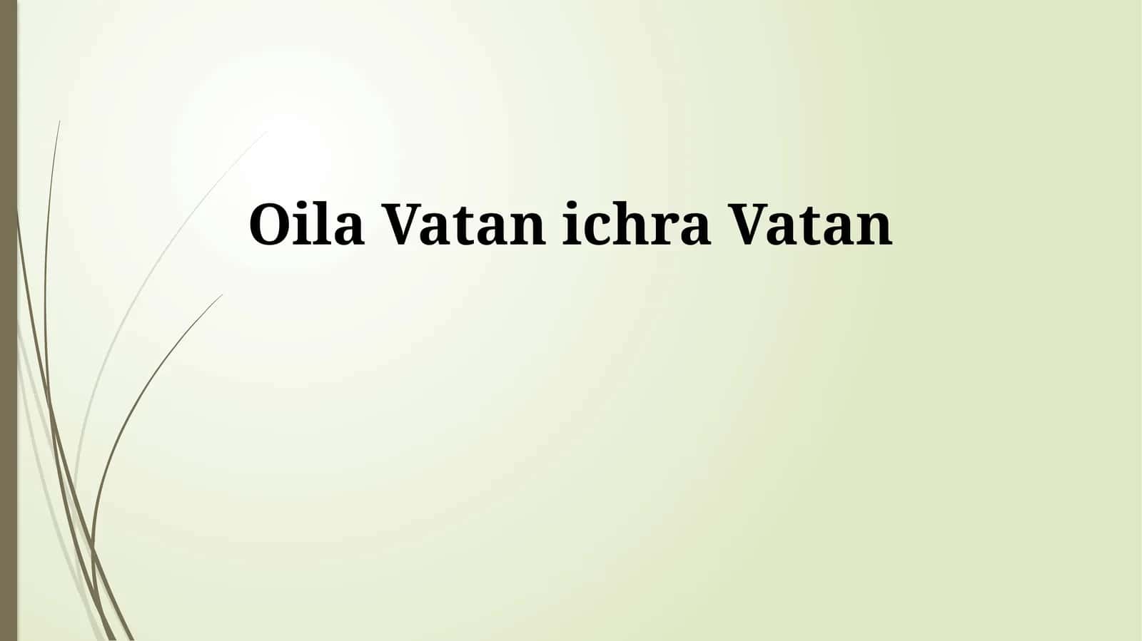 Oila Vatan ichra Vatan 1
