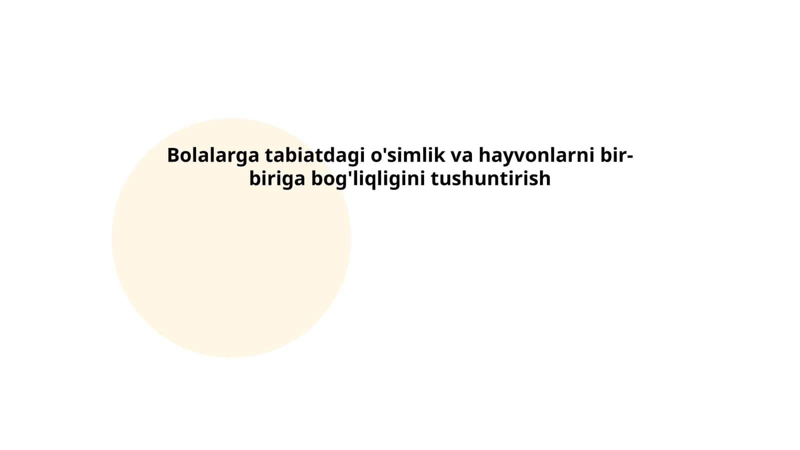 Fotosintez va Oziq Zanjirlari 1