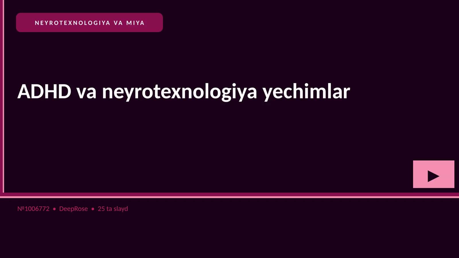 ADHD va neyrotexnologiya yechimlar 1