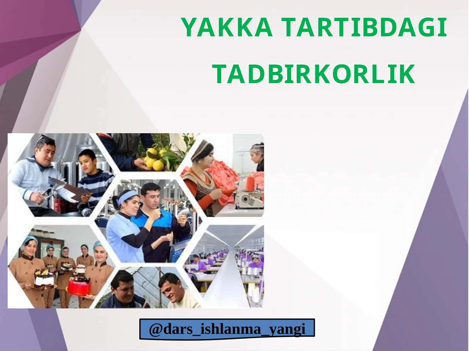 YAKKA TARTIBDAGI TADBIRKORLIK 1