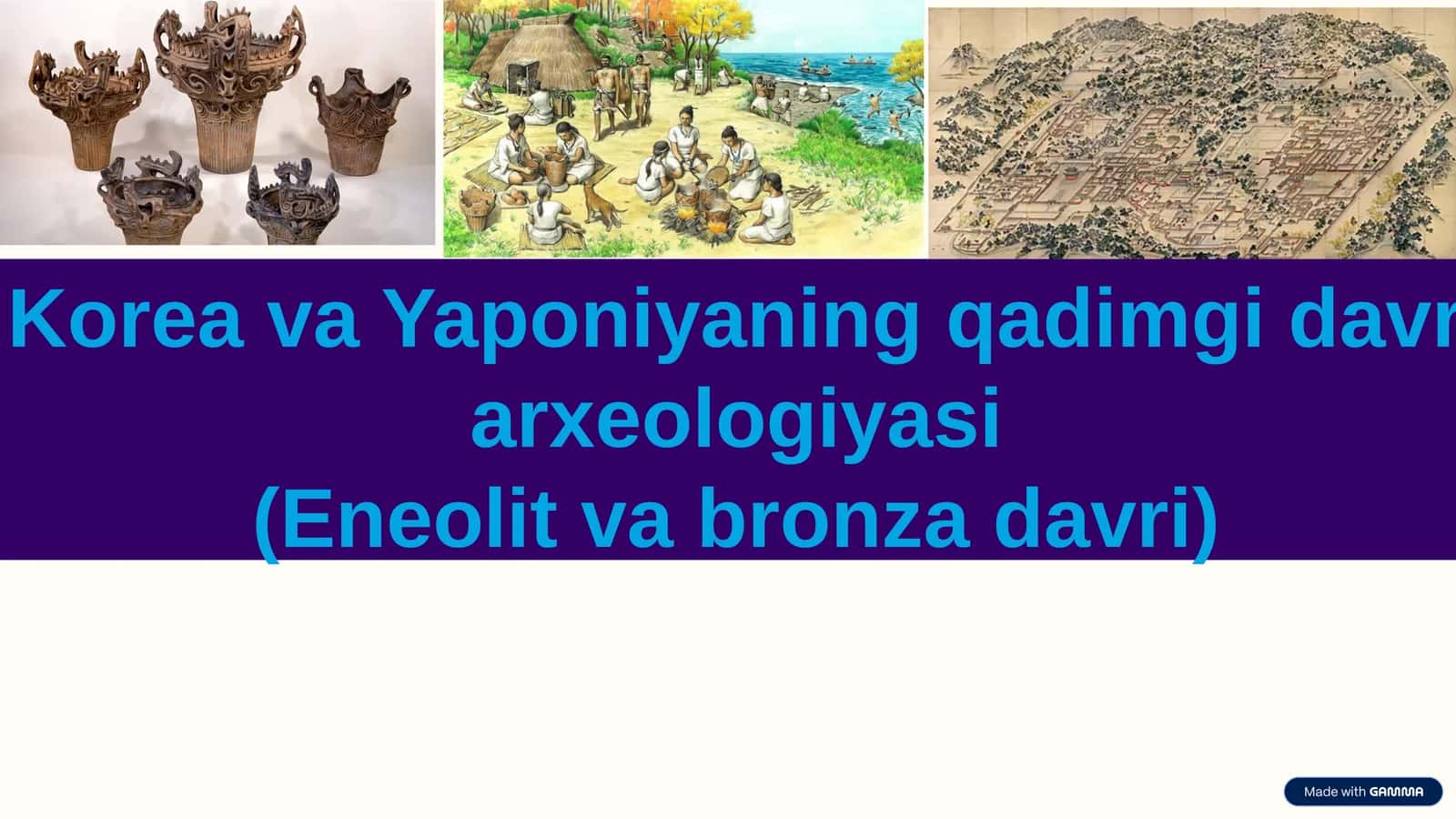 Yaponiya qadimgi Eneolit va bronza davri arxeologiyasi 1