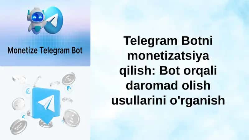 Telegram Botni monetizatsiya qilish 1