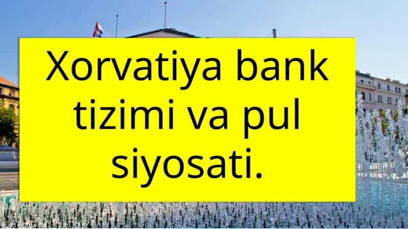 Xorvatiya pul birligi va pul siyosati 1